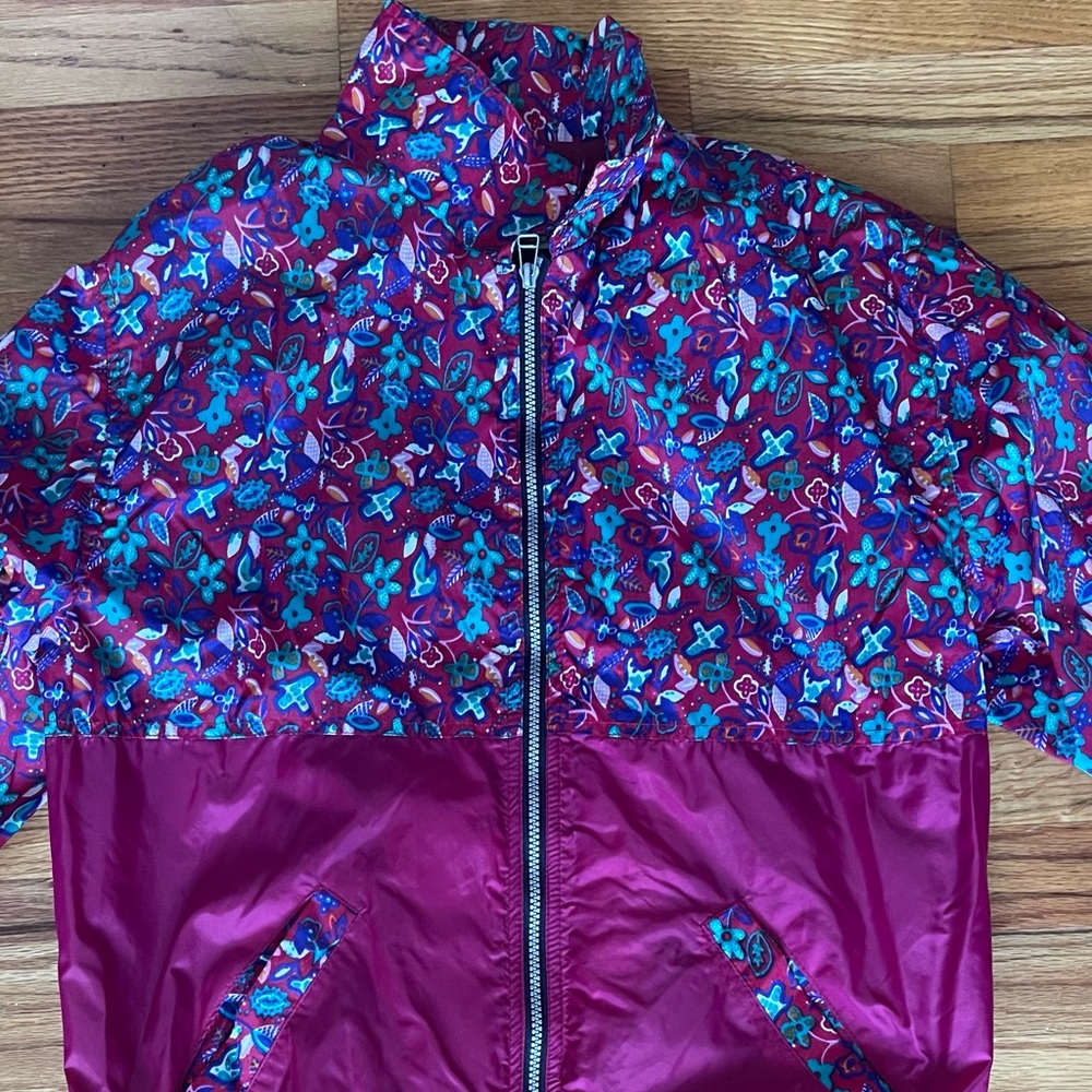 Vtg River Edge Women’s Zip Up Windbreaker